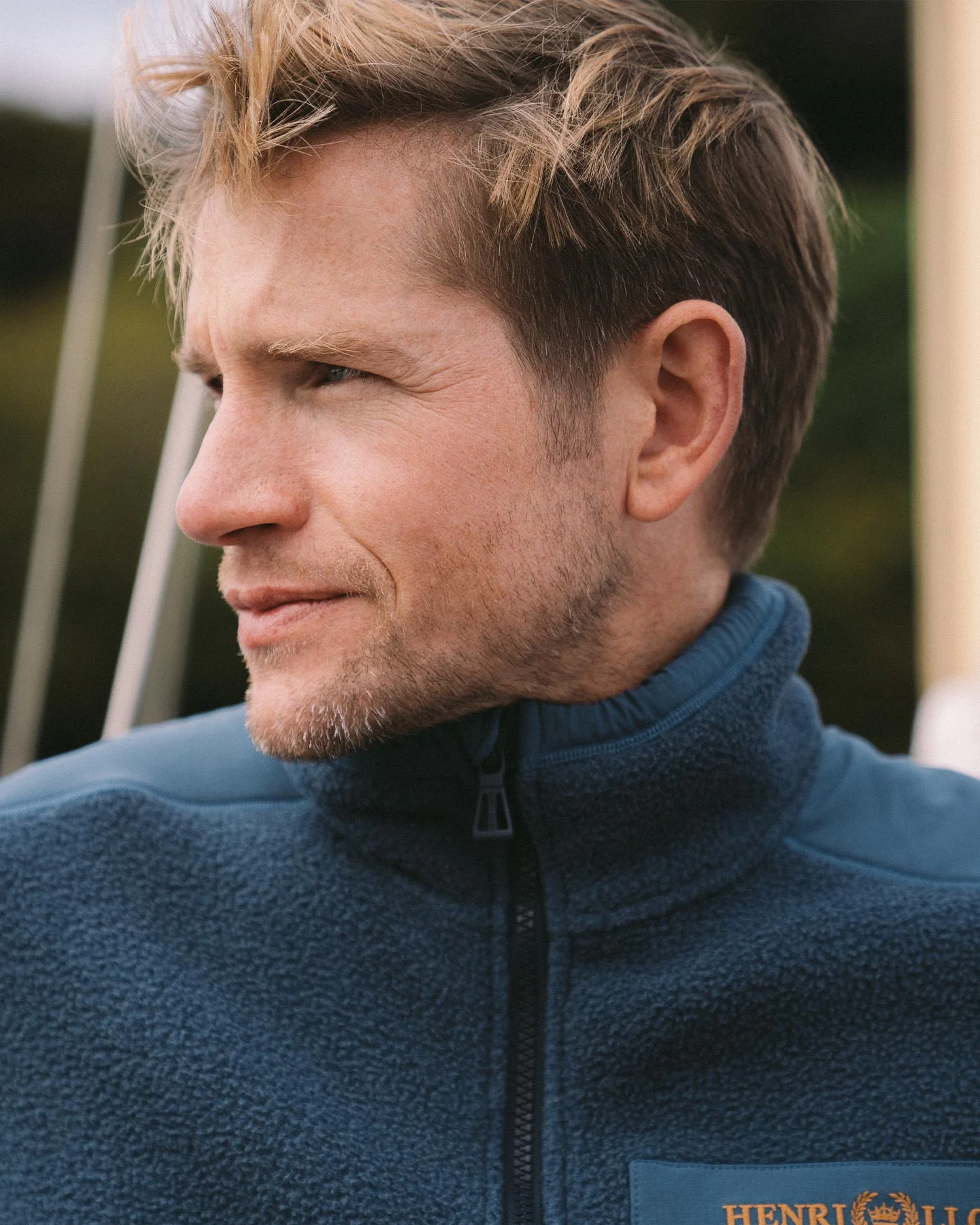 Aston 1/2 Zip Fleece - Navy Blue - Image 2