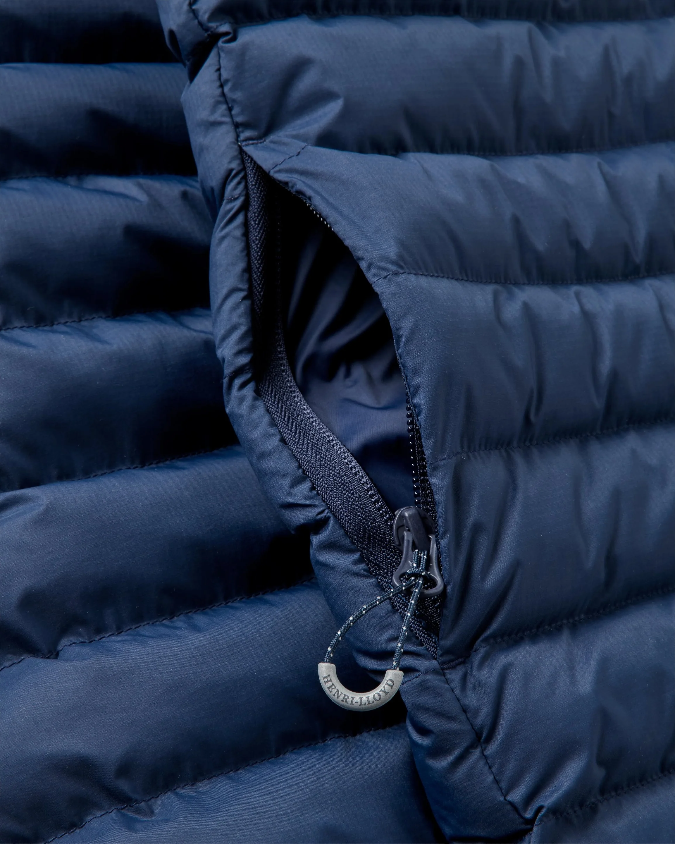 Bergen Hooded Jacket - Navy Blue - Image 8