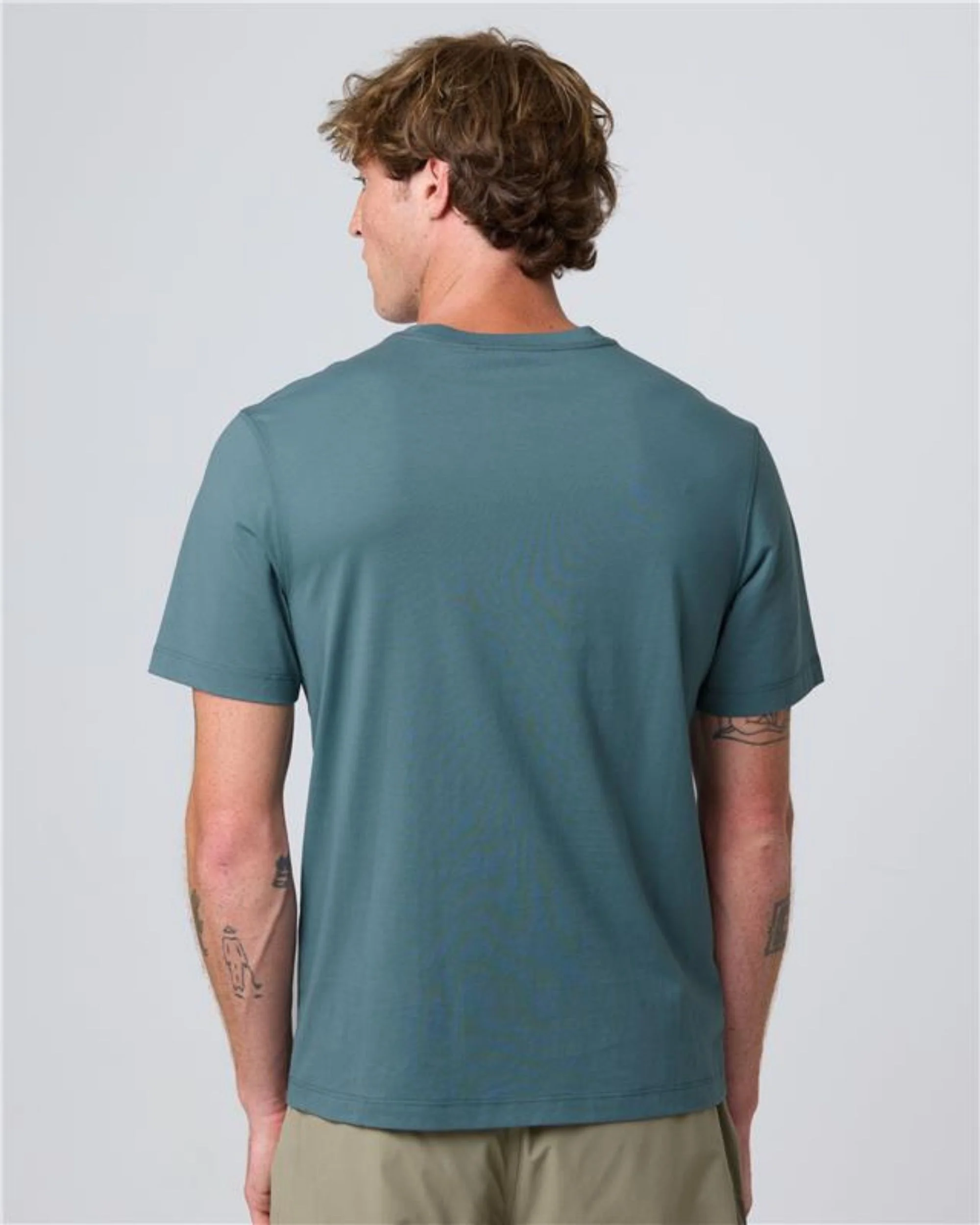 Calshot T Shirt - Sea Spray Blue - Image 6