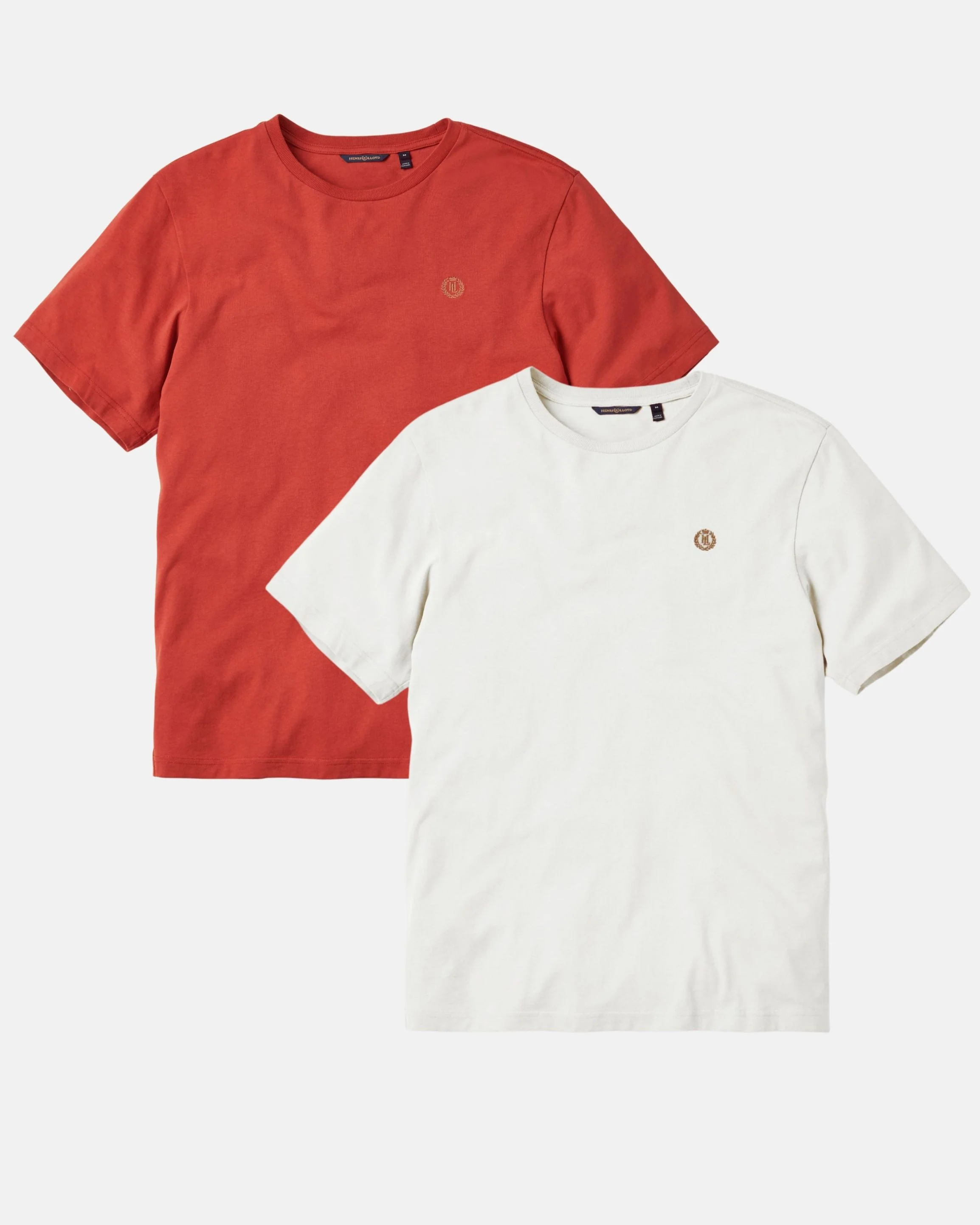 Cowes T-Shirt 2-Pack - Freo Red / Off White