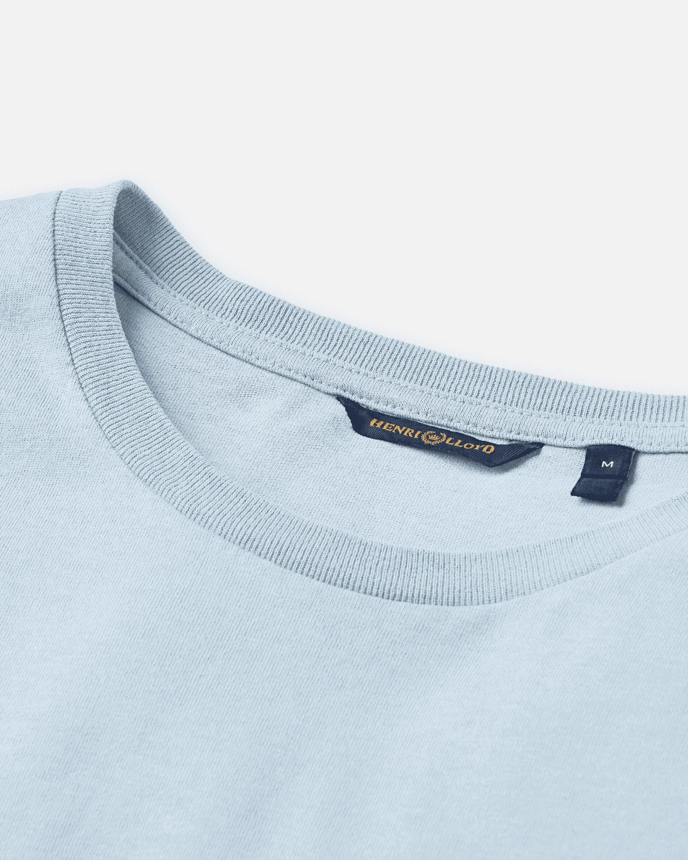 Cowes T-Shirt 2-Pack - Light Grey Melange / Sky Blue - Image 3