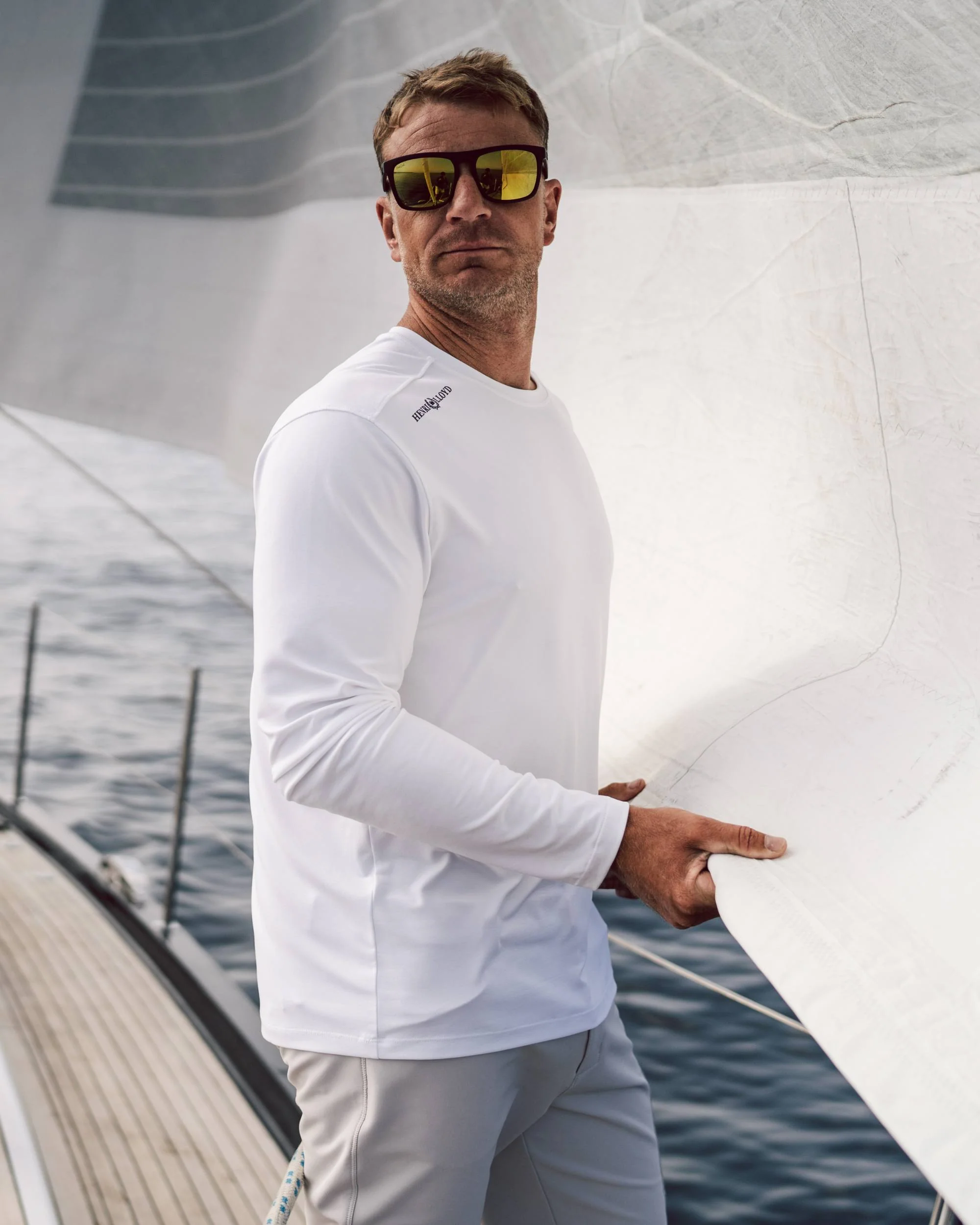 Dri-Fast Long Sleeve Tee - White - Image 2