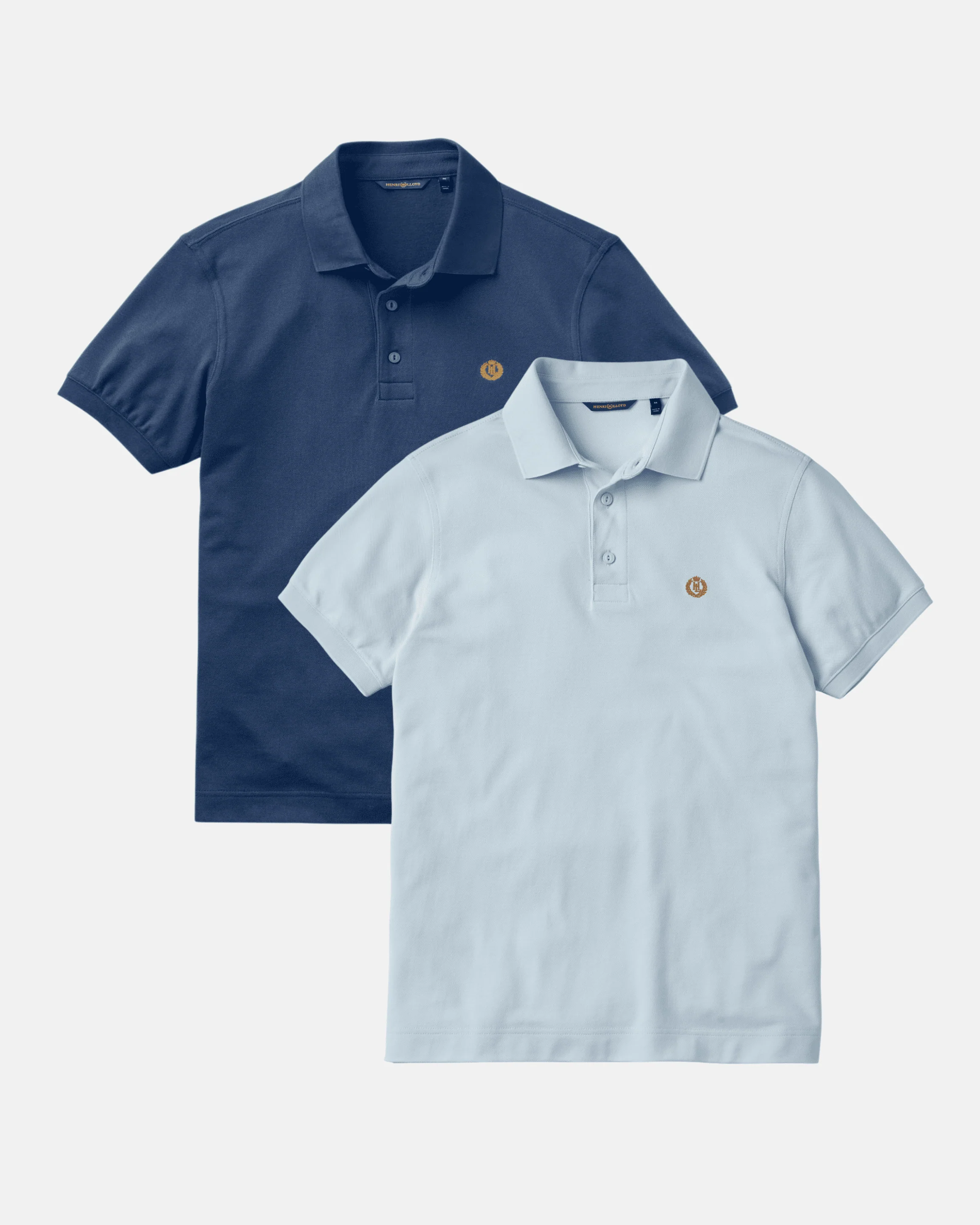 Falmouth Polo 2-Pack - Navy Blue / Sky Blue