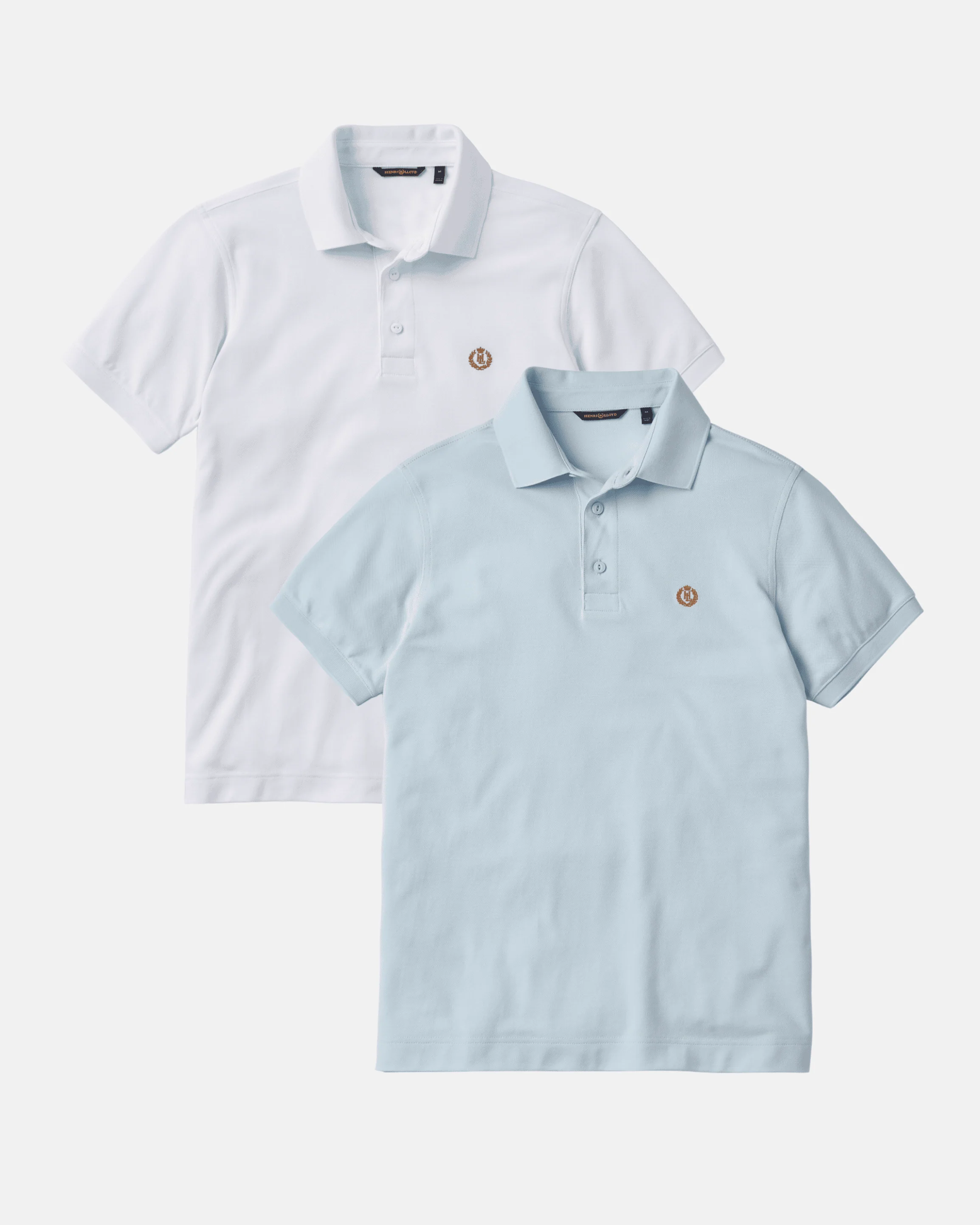 Falmouth Polo 2-Pack - Sky Blue / White