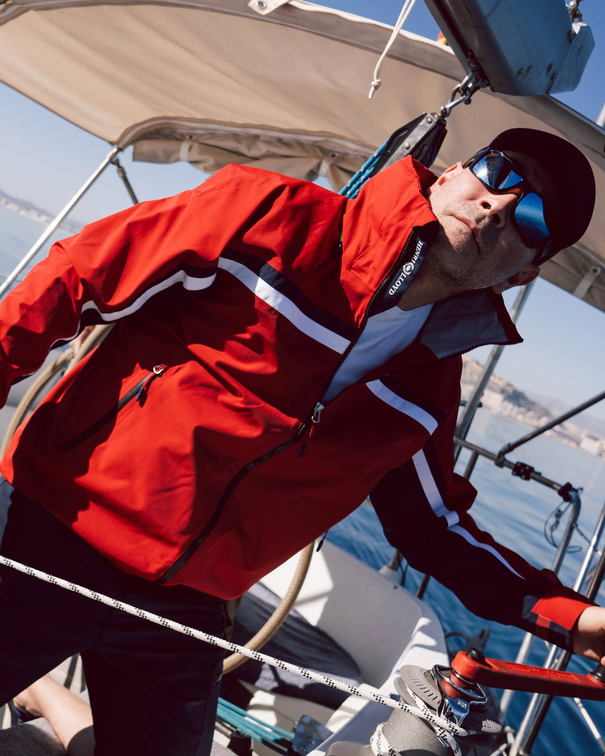 Men's Sail Jacket - Red - Image 2