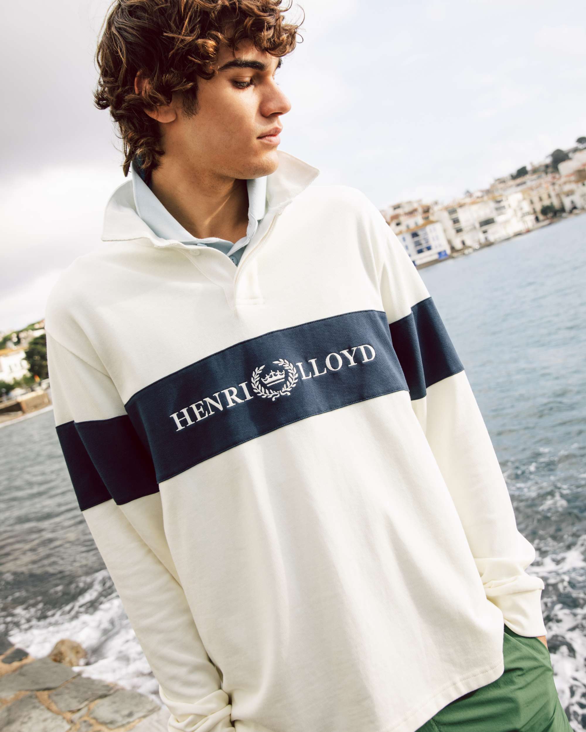 Voyager Rugby Shirt - Off White - Image 3
